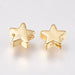 Star Beads Gold Plated - 4mm (10pcs)