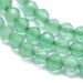 Agate Semi-Precious Green Faceted Round Beads - 2mm