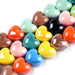 Porcelain Handmade Heart Shaped Glazed Beads