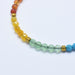 Mixed Stone Faceted Beaded Bracelet
