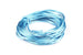 Sky Blue Silk Nylon Rattail Cord – 1mm (5m) for Jewellery Making