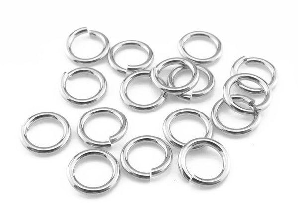 5mm Sterling Silver Jump Rings (10 pieces)
