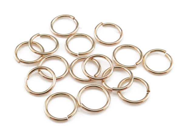 6mm Gold Filled Jump Rings (10 pieces)