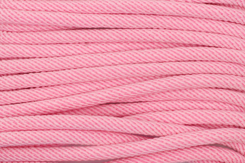 Cotton 'Rope' Cord in Baby Pink - 3mm (3 metres)