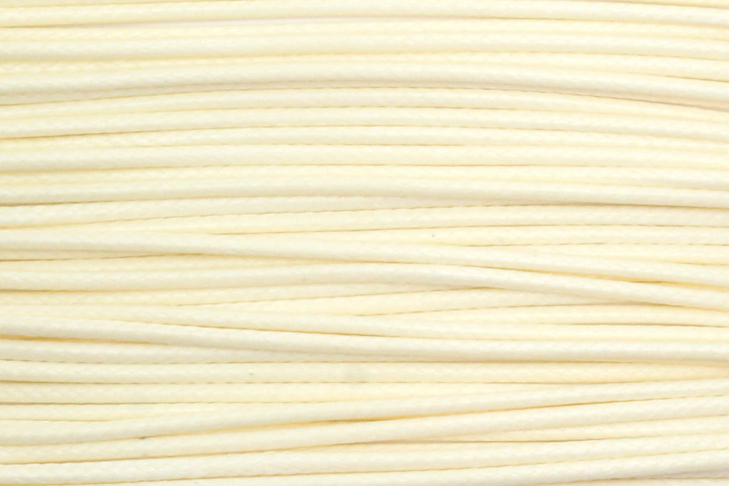 Fine Cotton Cord in Cream / Natural - 1mm (5 metres) for Beading, Jewellery Making and Macrame
