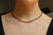 Janaury Birthstone Necklace - Garnet Necklace