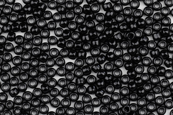 Opaque Jet Toho (Black) Seed Beads for Jewellery Making – SIZE 8 / 10g