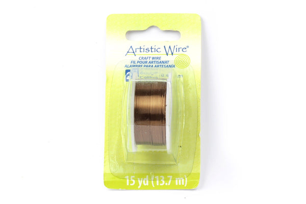 Kerrie Berrie Artistic Craft Wire for Jewellery Making in Antique Brass