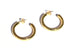 Kerrie Berrie Real Gold-Plate Chunky Hoop Earrrings 