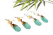 Kerrie Berrie Austrian Glow Glass Bead Drop Earrings