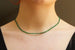 Green Agate Semi-Precious Necklace (Choice of Silver or Gold Clasp)