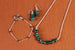 Handmade Malachite Chain Necklace