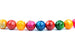 Kerrie Berrie UK Semi Precious Agate Bead Strands for Jewellery Making in Faceted Multicolour Bright Colours