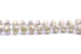 Kerrie Berrie 10mm x 6mm Faceted Crystal Glass Beads in Pastel Lilac