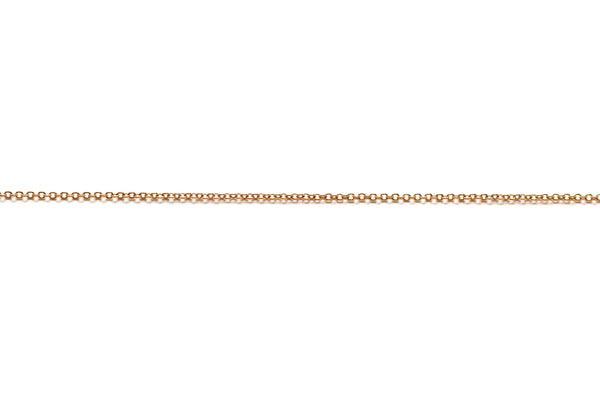 1mm by 1.5mm Fine Link Chain -  Gold (Tarnish Resistant)