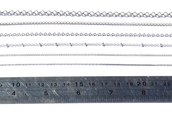 Sterling Silver Chain For Jewellery Making