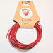 Red Leather Cord - 0.5mm