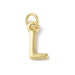 18K Gold Plated Letter Charms: A,B,C,D,E,F,G,H,IJ,K,L,M,N,O,Q,R,S,T,U,V,W,X,Y,Z
