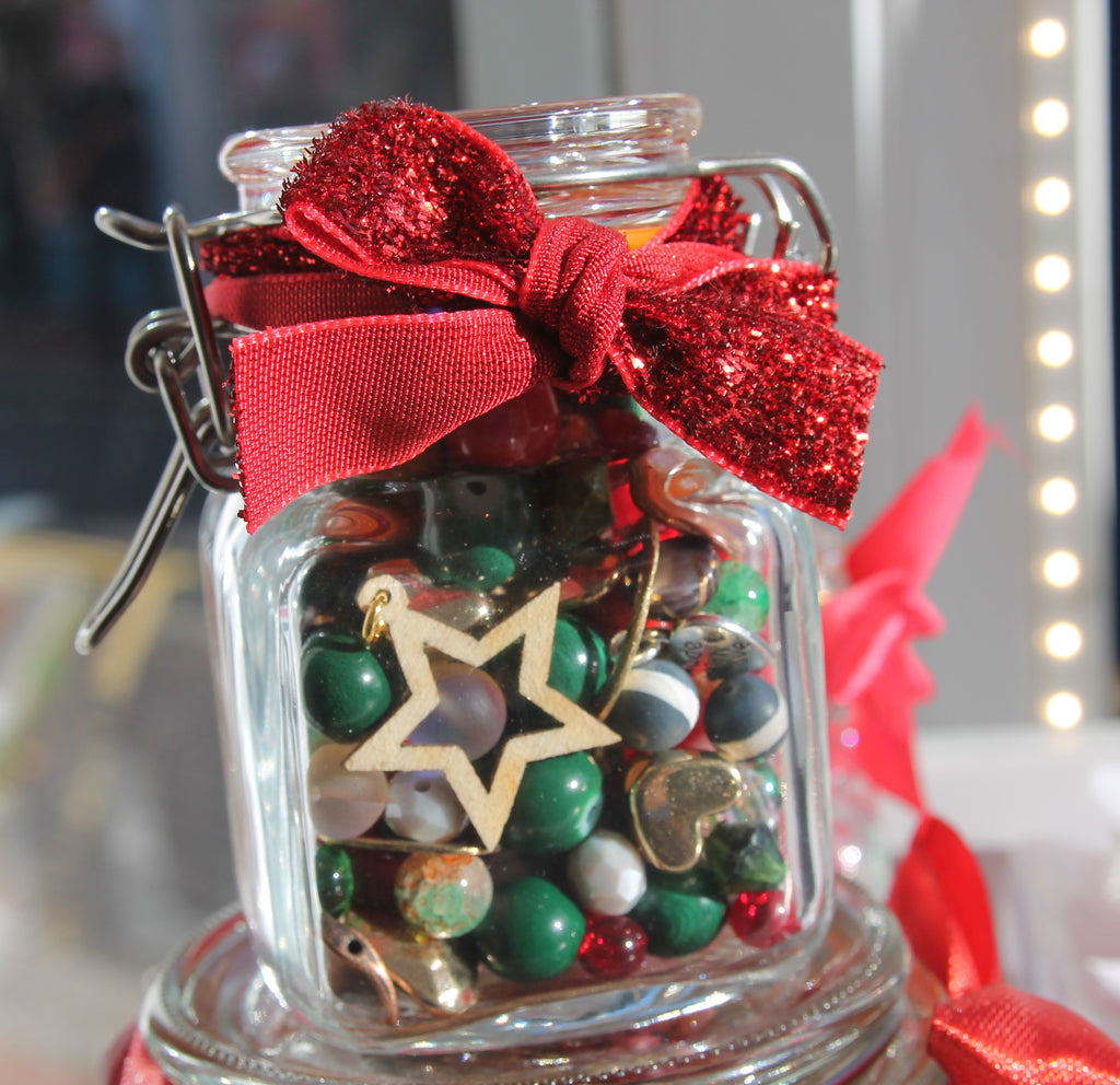 Festive Bead Jars