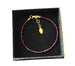 Garnet Beaded Bracelet - Gold Filled Clasp