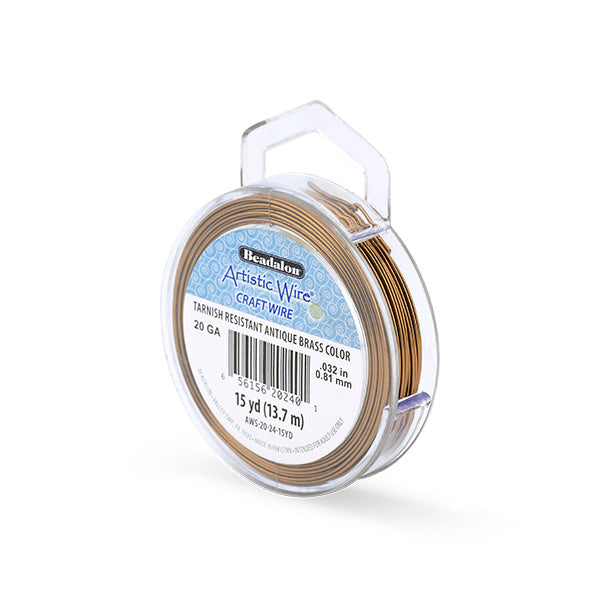 Antique Brass Craft Wire – 20GA / 0.81mm