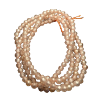 Champagne Cubic Zirconia Faceted Beads - 2mm