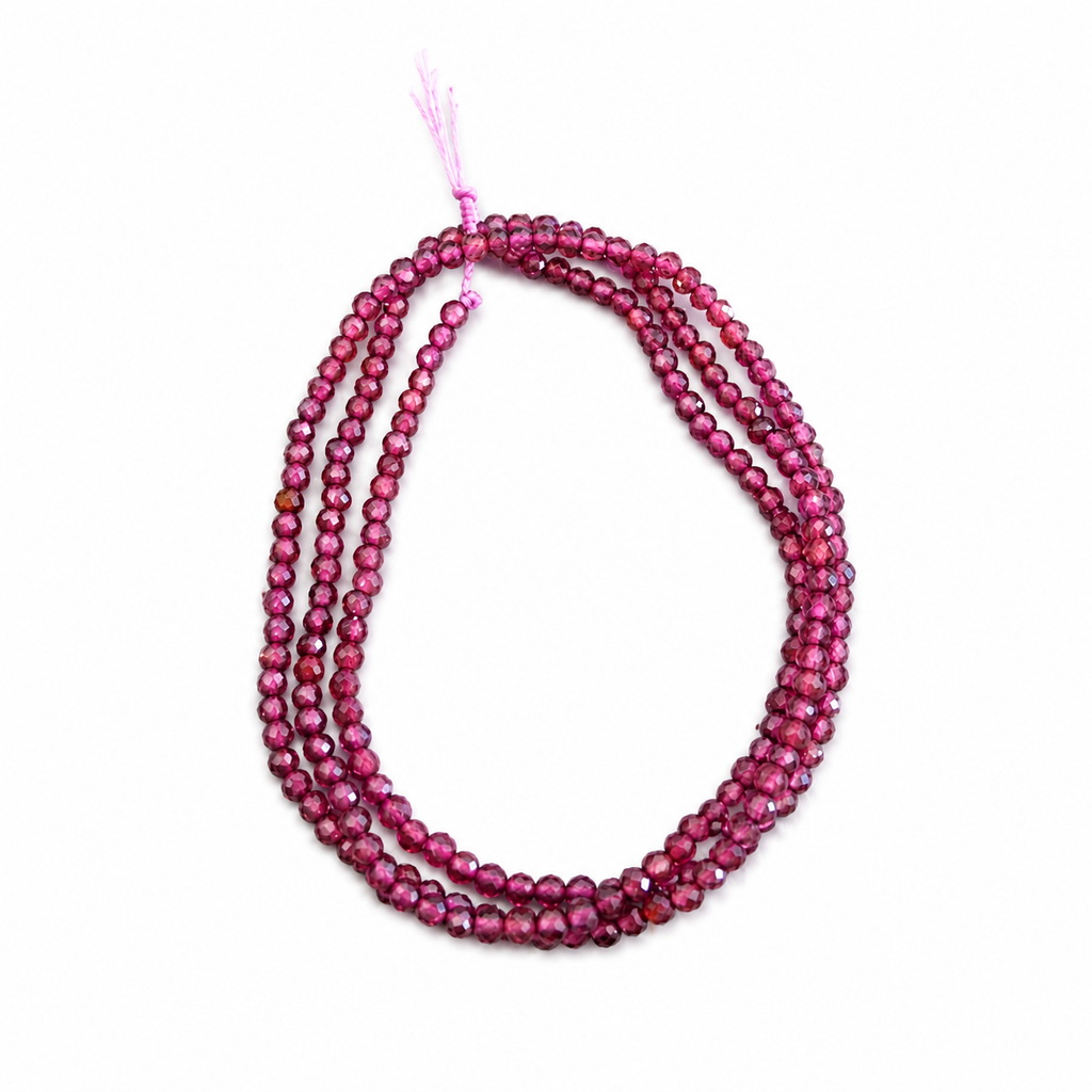 Garnet - 2mm Faceted Round