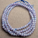 Lilac Cubic Zirconia Faceted Beads - 2mm