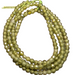Olive Green Cubic Zirconia Faceted Beads - 2mm