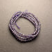 Purple Cubic Zirconia Faceted Beads 2mm