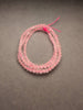 Rose Quartz Semi-precious Faceted Beads – 2mm