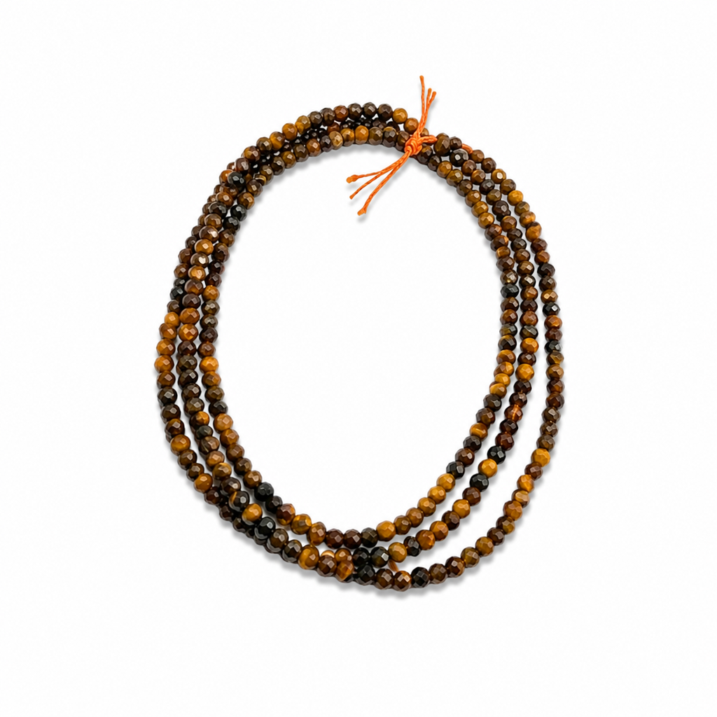 Tiger's Eye – 2mm Faceted Round