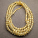 Yellow Cubic Zirconia Round Beads - 2mm