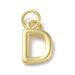 18K Gold Plated Letter Charms: A,B,C,D,E,F,G,H,IJ,K,L,M,N,O,Q,R,S,T,U,V,W,X,Y,Z