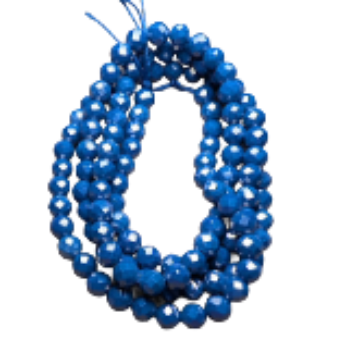 Blue Opaque Cubic Zirconia - 3mm