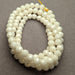 Cream Opaque Cubic Zirconia Beads - 3mm