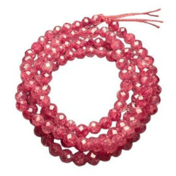 Pink Cubic Zirconia Beads - 3mm