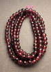 Garnet Semi-Precious Round Beads - 3mm