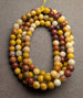 Mookaite Semi-Precious Round Beads - 3mm
