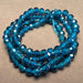Teal Blue Cubic Zirconia Beads - 4mm