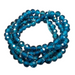 Teal Blue Cubic Zirconia Beads - 4mm