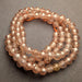 Champagne Cubic Zirconia Beads - 4mm