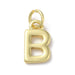 18K Gold Plated Letter Charms: A,B,C,D,E,F,G,H,IJ,K,L,M,N,O,Q,R,S,T,U,V,W,X,Y,Z