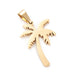 Laser Cut Gold Coconut Palm Tree Charm