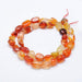 Natural Carnelian Semi-Precious Beads Strands (40cm)