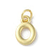 18K Gold Plated Letter Charms: A,B,C,D,E,F,G,H,IJ,K,L,M,N,O,Q,R,S,T,U,V,W,X,Y,Z