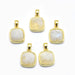 Natural Rainbow Moonstone Charm