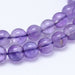 Amethyst Semi-Precious Grade AB+ Round Beads - 6mm