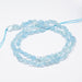 Natural Aquamarine 'Nugget' Beads Strands - Average 6mm