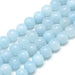 Aquamarine Semi-precious Round Beads - 6mm